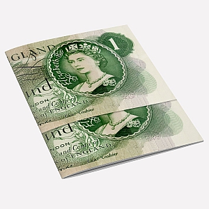 Pound Note A6 Notebook